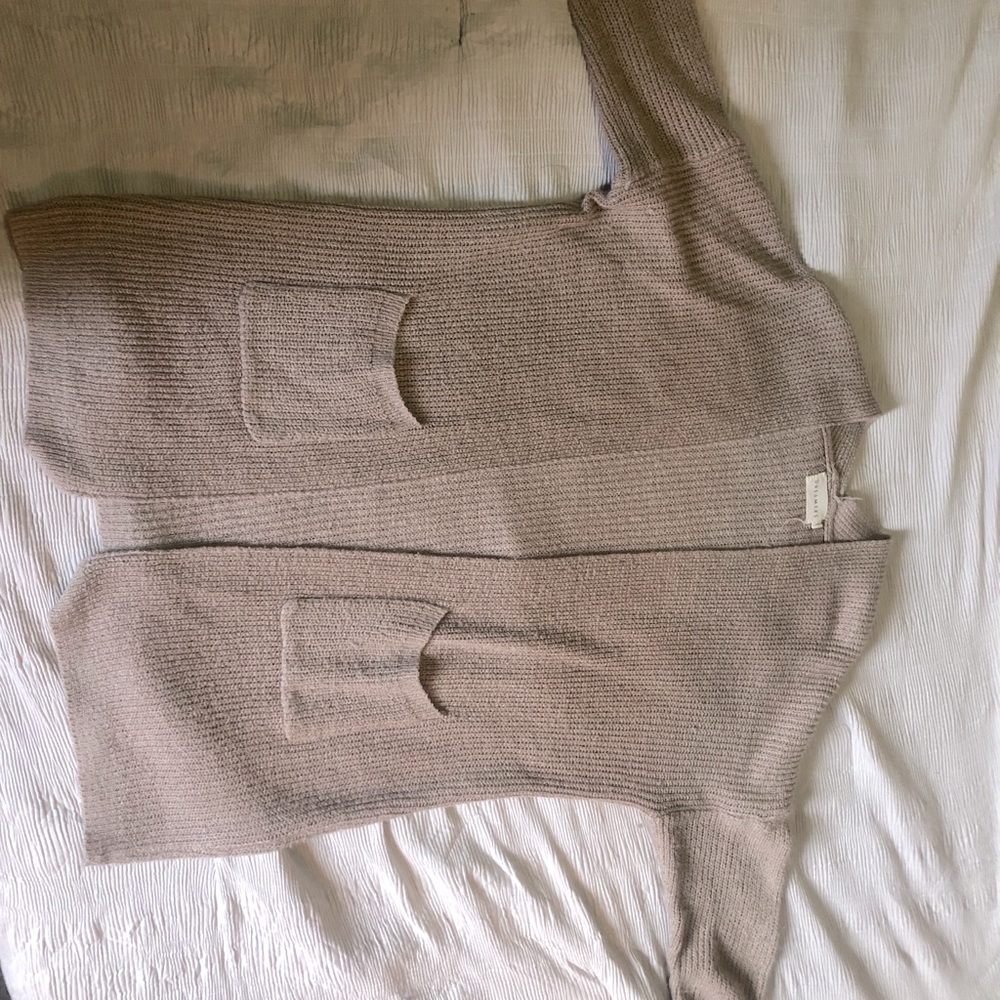 Dreamers cream colored cardigan size large